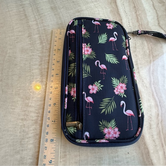 Flamingo and Floral Print  Bag - Picture 7 of 9